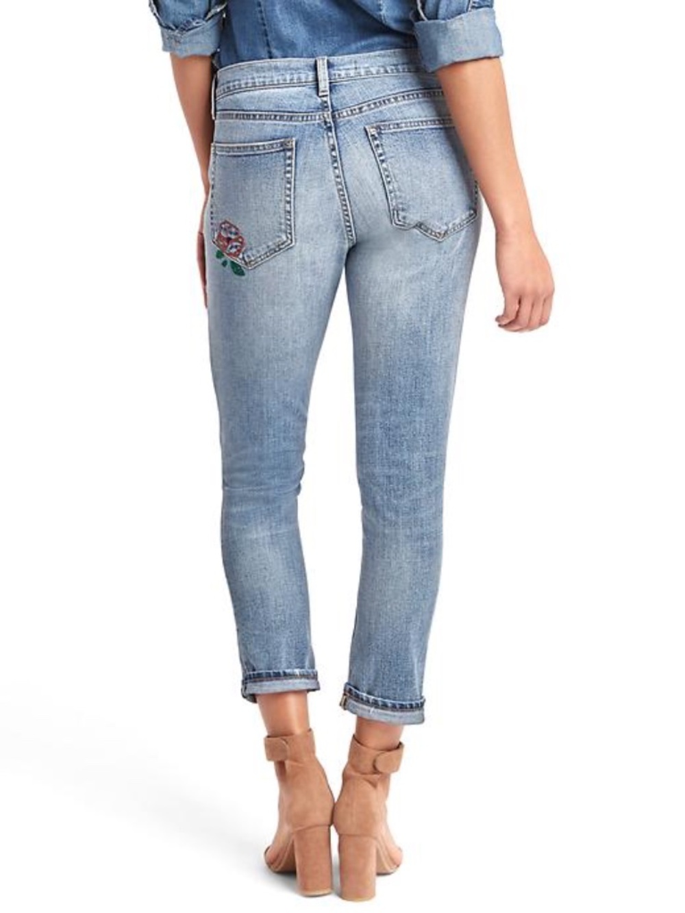 GAP AUTHENTIC 1969 Embroidered Best Girlfriend Jeans - Picture 2 of 16